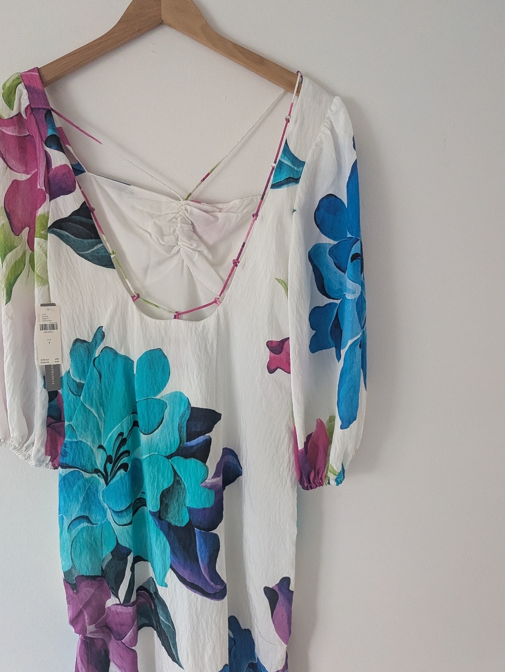 NWT! Anthropologie Maeve Printed Floral Midi Dress - Picture 6 of 9